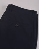 MEN SLIM FIT SMART TROUSERS IN DEEP BLUE