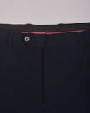 MEN SLIM FIT SMART TROUSERS IN DEEP BLUE