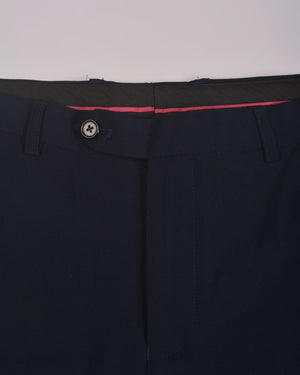 MEN SLIM FIT SMART TROUSERS IN DEEP BLUE