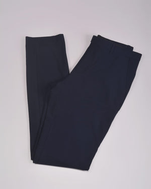 MEN SLIM FIT SMART TROUSERS IN DEEP BLUE